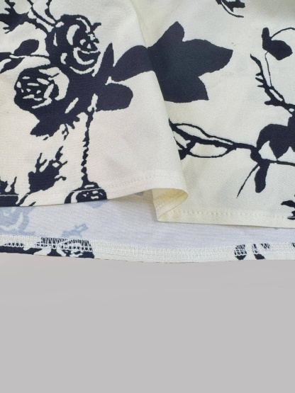 Floral Strapless Dress