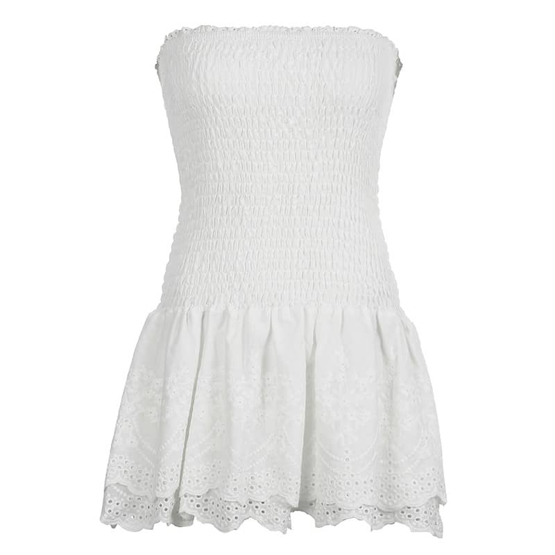 Lace Bustier Dress | LUNMUL