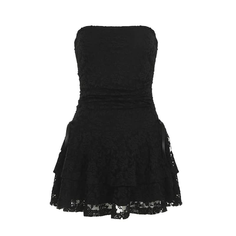 Lace Bustier Dress | LUNMUL