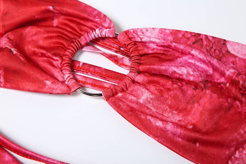 O-Ring Halter Maxi Dress