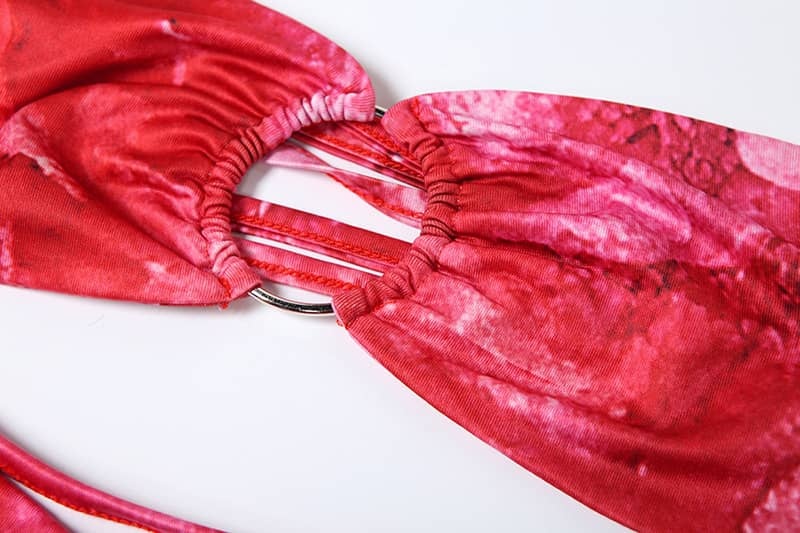 O-Ring Halter Maxi Dress