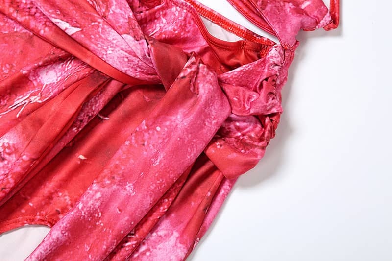 O-Ring Halter Maxi Dress