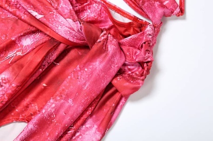 O-Ring Halter Maxi Dress