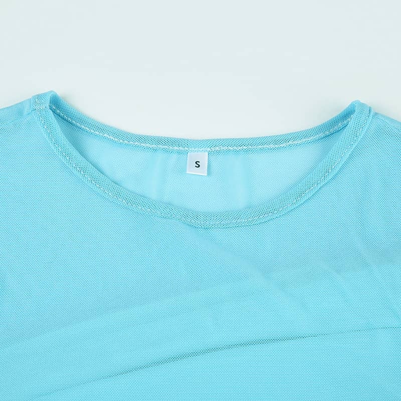 Asymmetric Mesh Dress