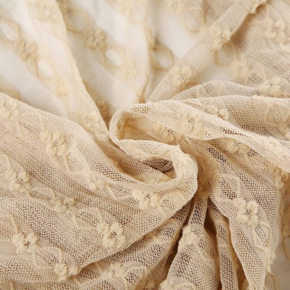 Ruffle Fringe Blouse Lace Top