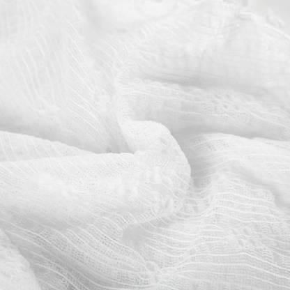 Lace Trim Tiered Skirt