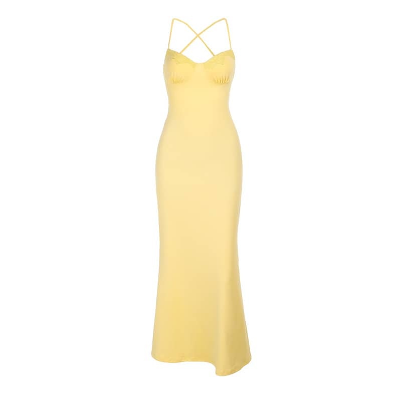 Lace Trim Cami Dress