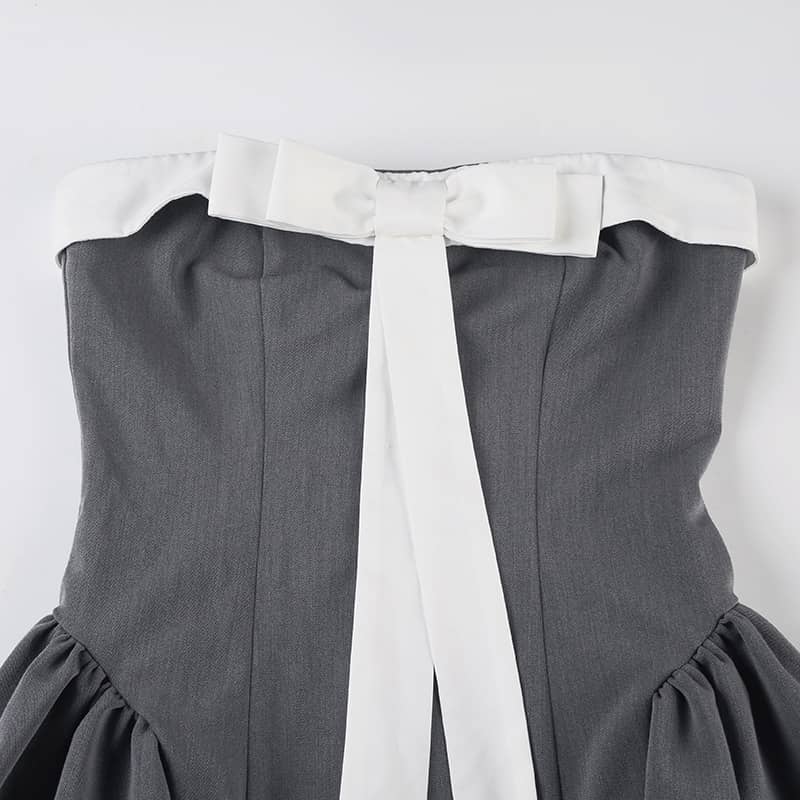 Bow Strapless Dress