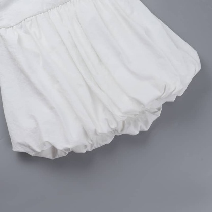 Backless ruched tube dress