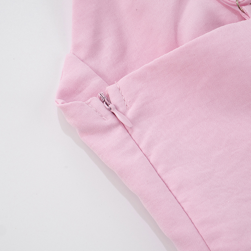 V-Neck Tie-Front Dress