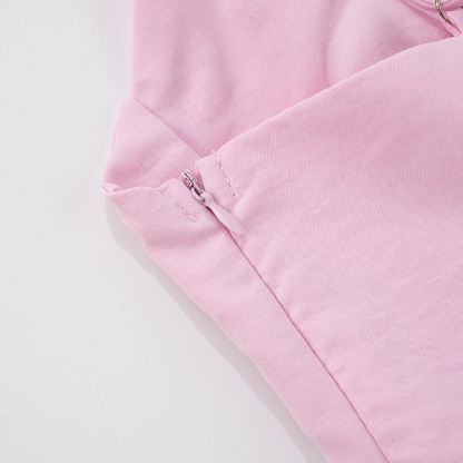 V-Neck Tie-Front Dress