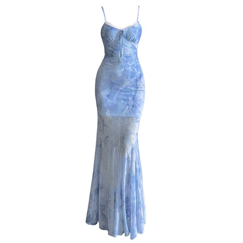 Sheer Mesh Mermaid Dress \ LUNMUL