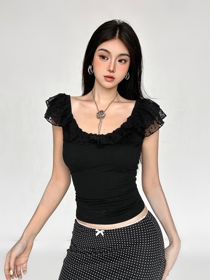 Ruffle Off-Shoulder Top