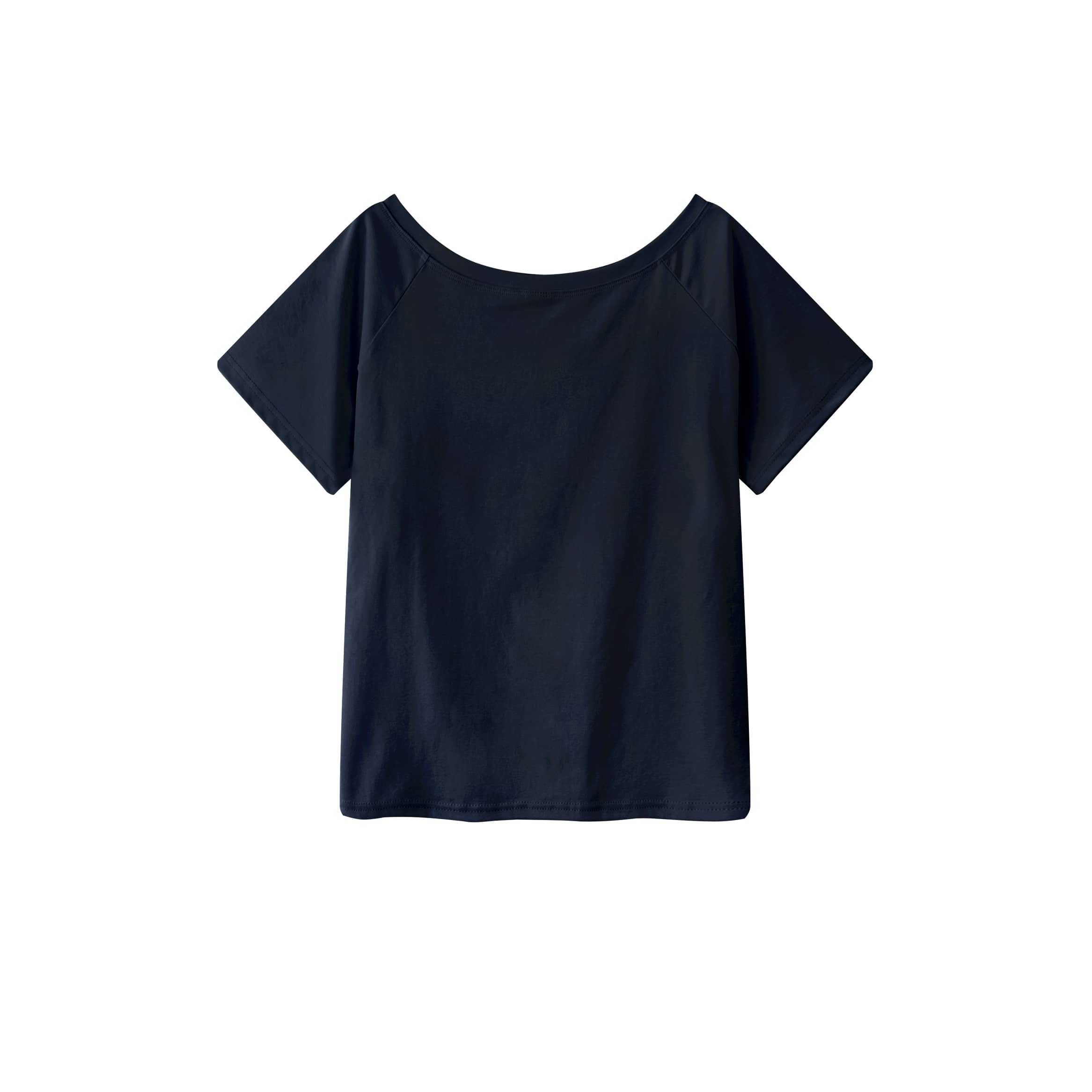 Off-Shoulder Cotton T-shirt | LUNMUL