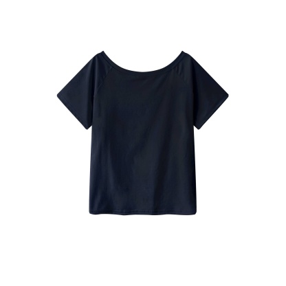 Off-Shoulder Cotton T-shirt