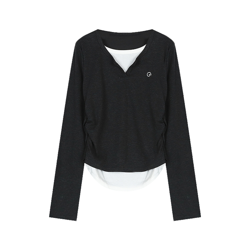 Two-Tone Layered T-Shirt