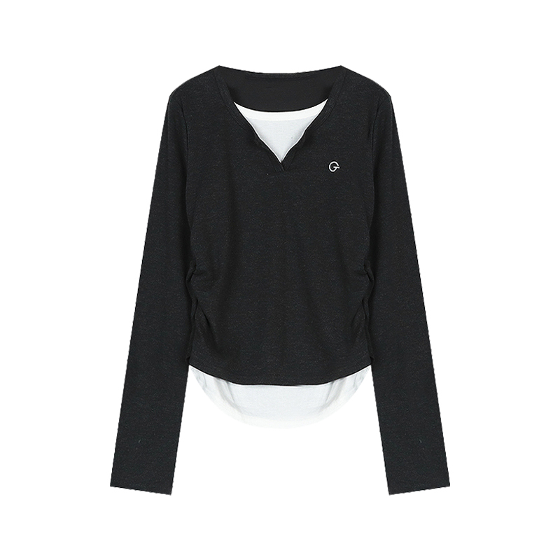 Two-Tone Layered T-Shirt