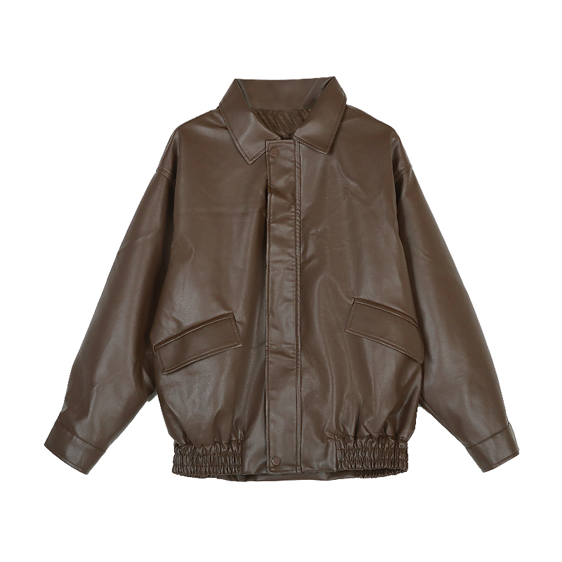 Vintage PU Leather Jacket
