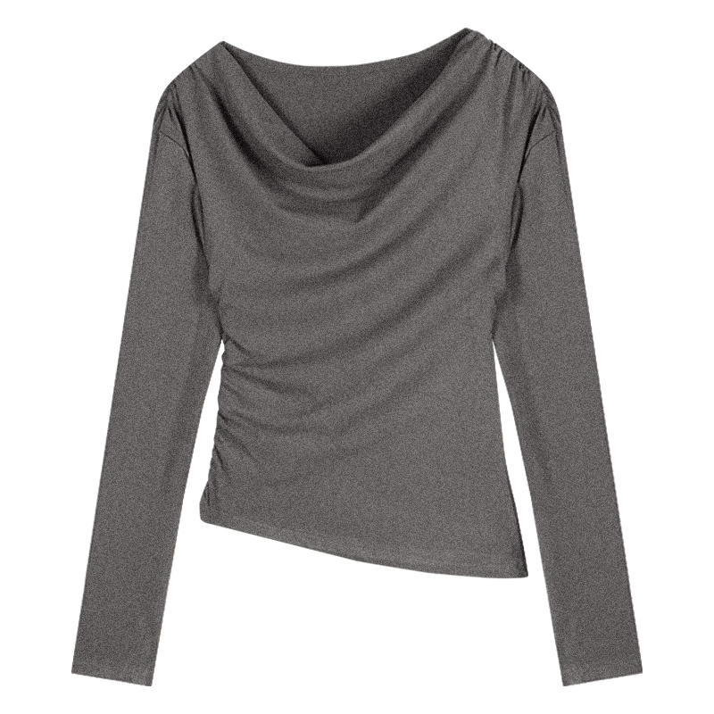 Off-Shoulder Long Sleeve Top | LUNMUL