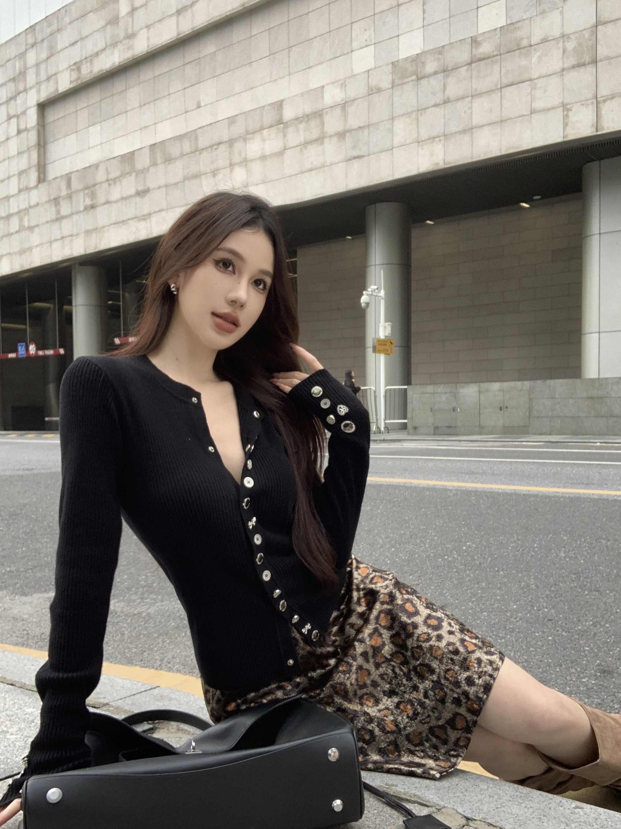 Embellished Button Cardigan