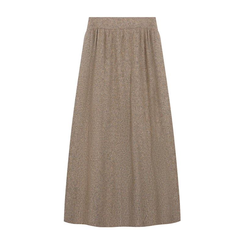 V-Neck Jacquard Sweater & Skirt Set | LUNMUL