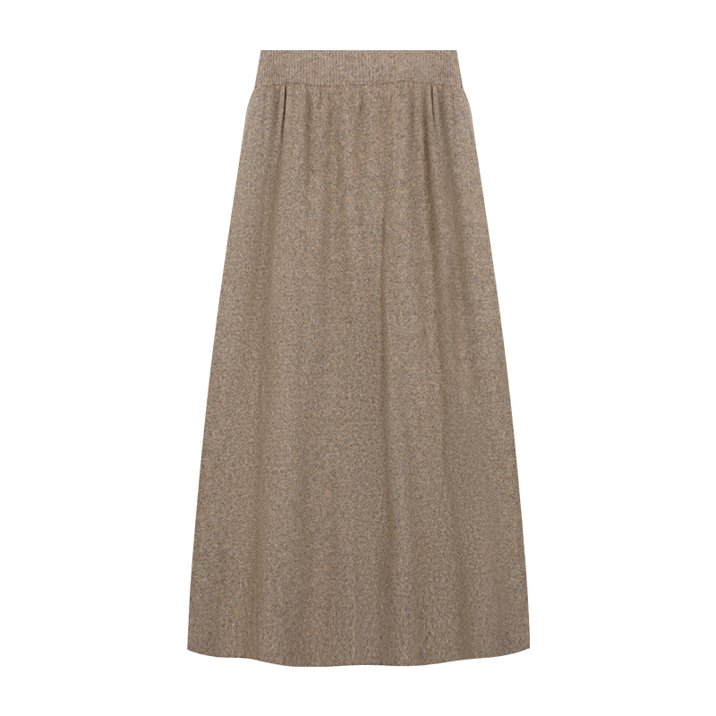 V-Neck Jacquard Sweater & Skirt Set