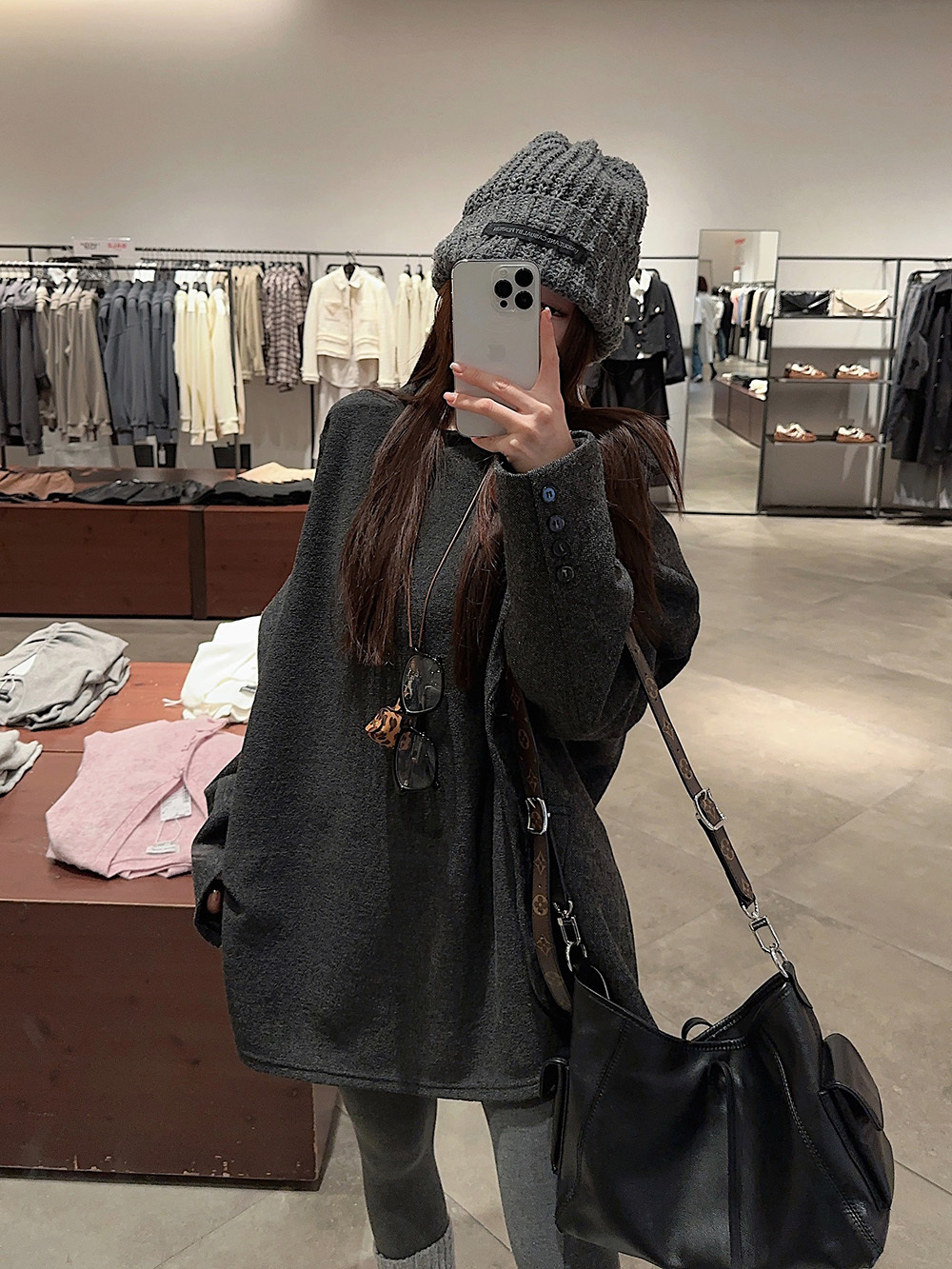 Fleece-Lined T-Shirt