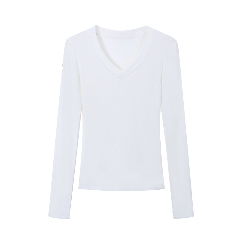 Slim-Fit V-Neck T-Shirt | LUNMUL