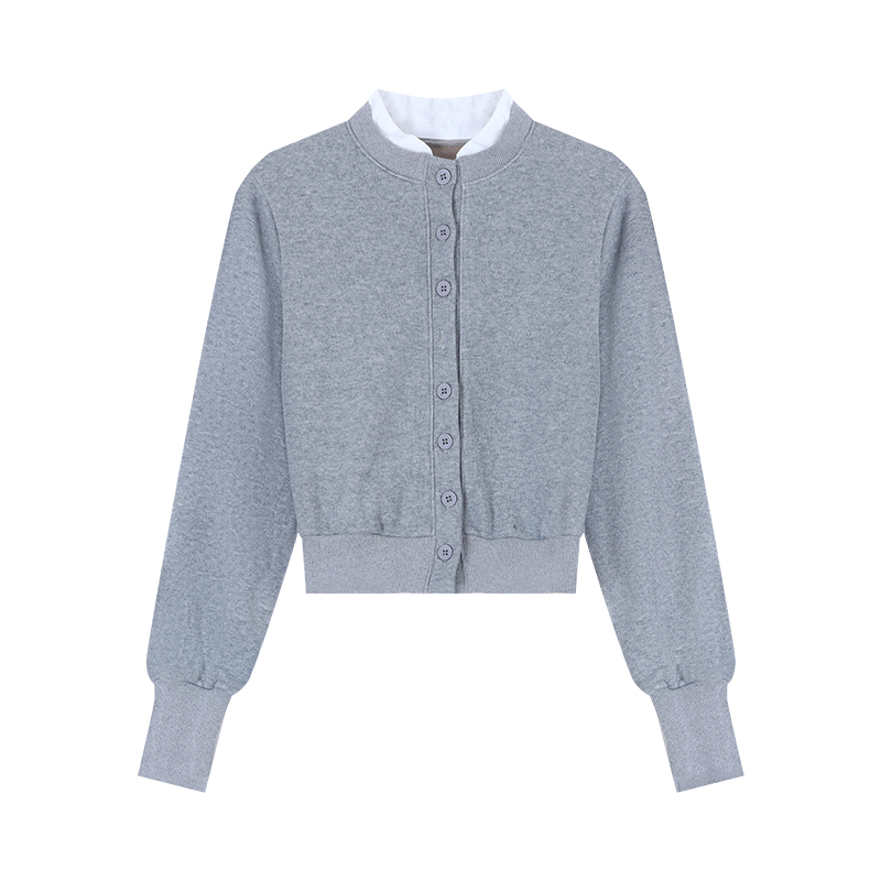 Knit Cardigan & High-Waist Skirt Set