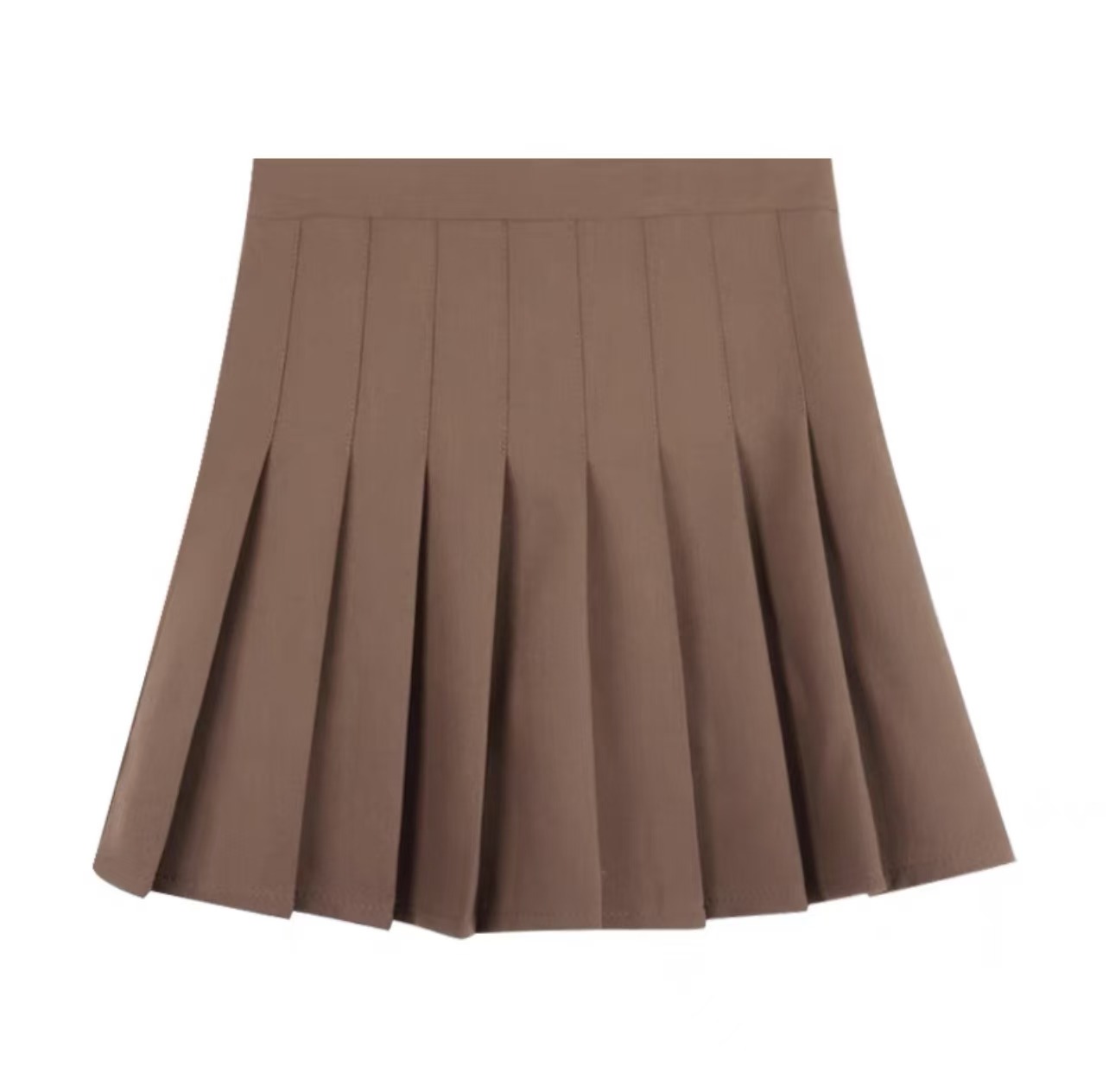 High-Waist Pleated A-Line Skirt | LUNMUL
