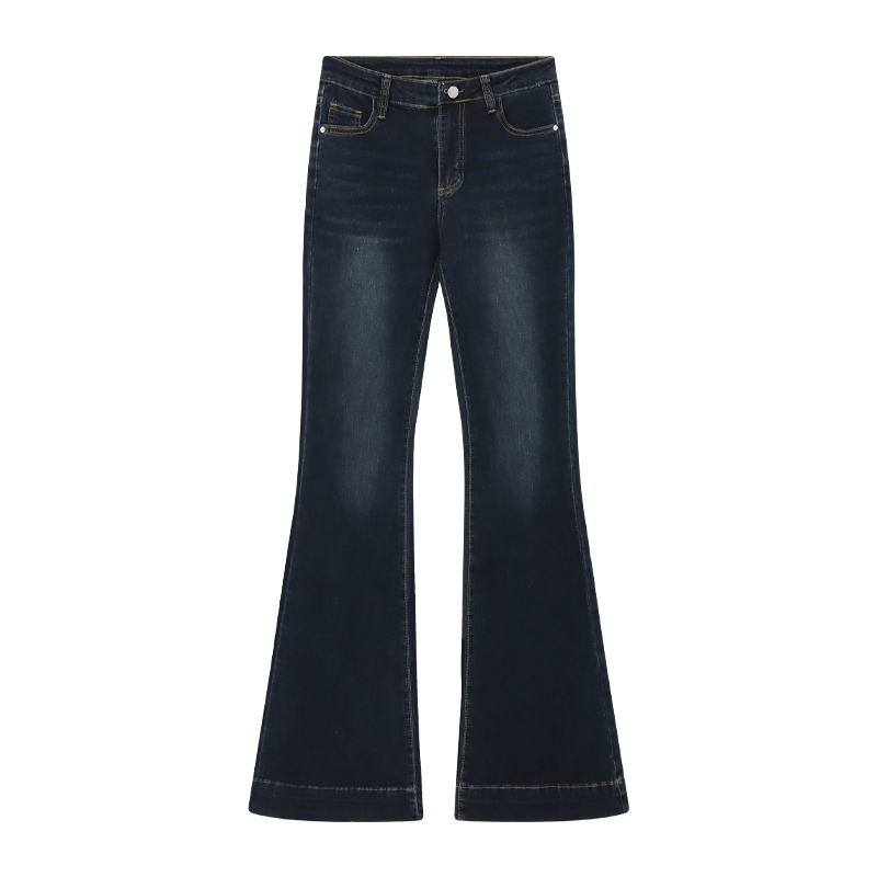 Retro High-Waist Flare Jeans | LUNMUL