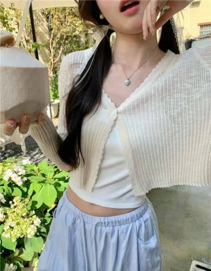 Silky Cardigan Cover-Up Kimono Jacket