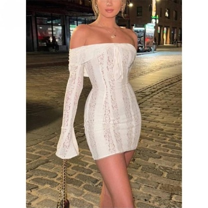 Off-Shoulder Lace Dress
