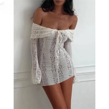 Off-Shoulder Lace Dress