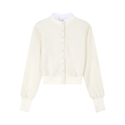 Knit Cardigan & High-Waist Skirt Set | LUNMUL