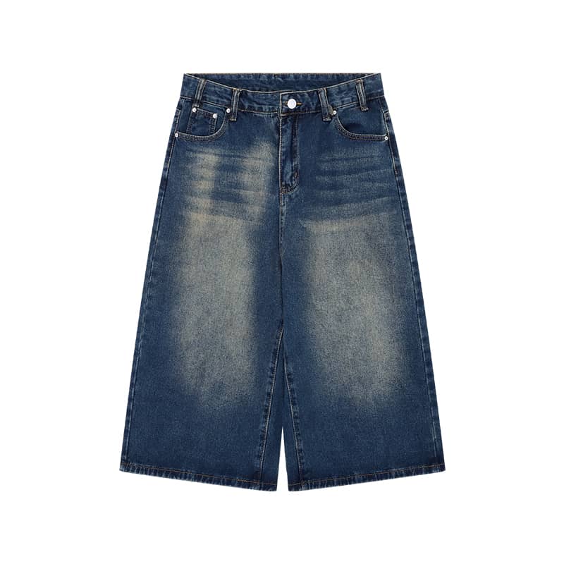 Vintage washed jeans | LUNMUL