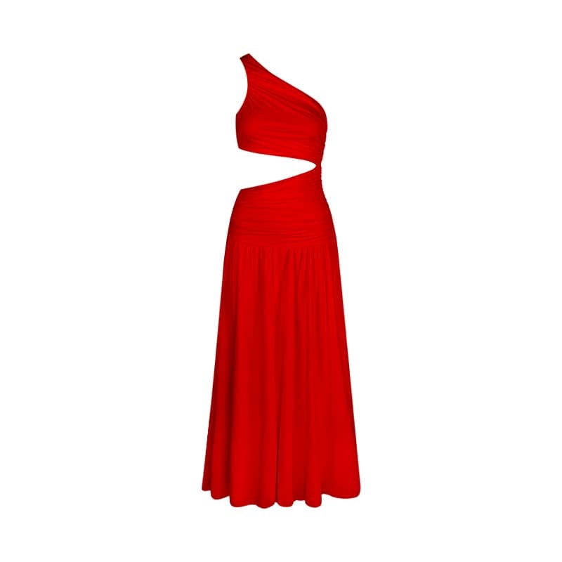 Sleeveless Dress with Cutout | LUNMUL