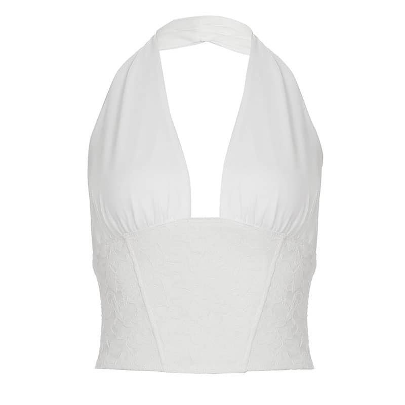 Lace Bustier & Mini Skirt Set