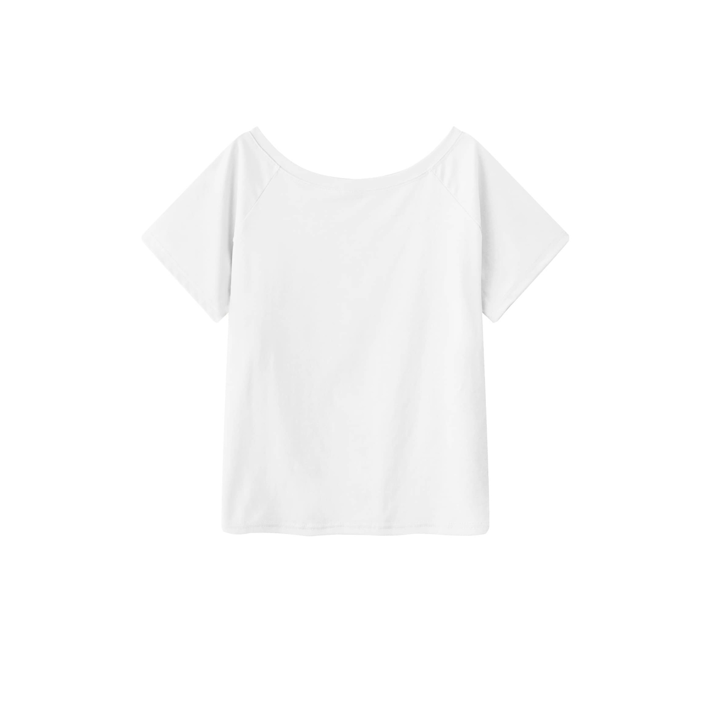 Off-Shoulder Cotton T-shirt | LUNMUL