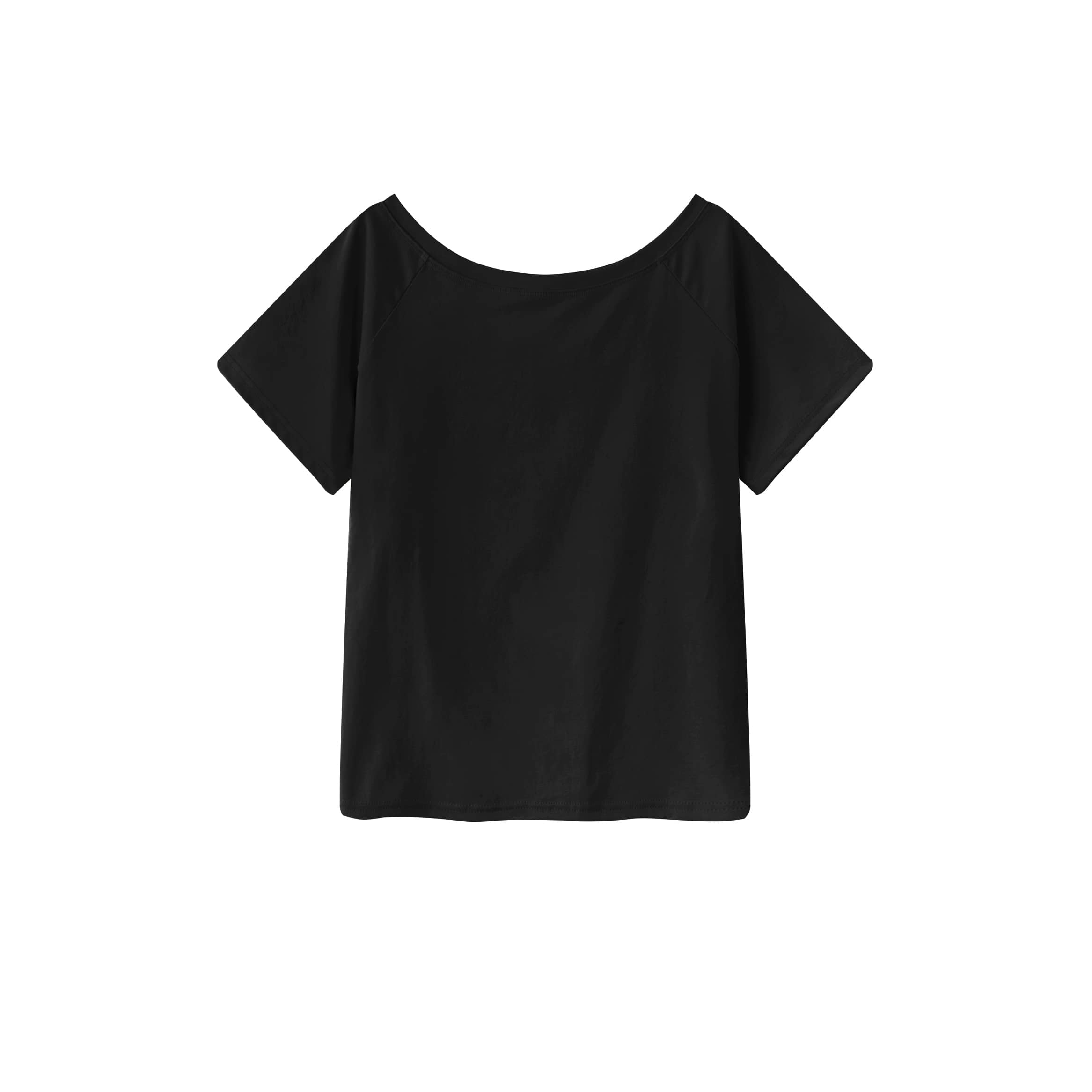 Off-Shoulder Cotton T-shirt