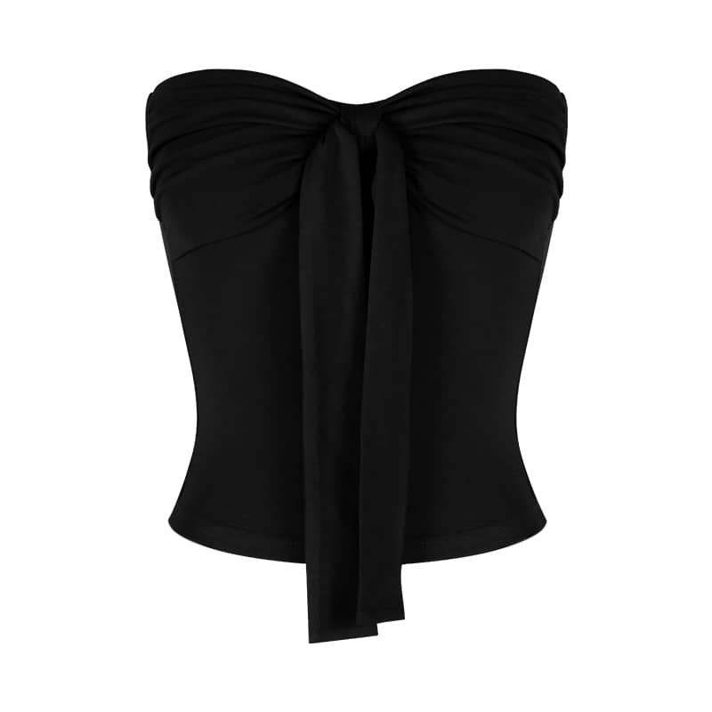 Bow-Tie Bustier Top