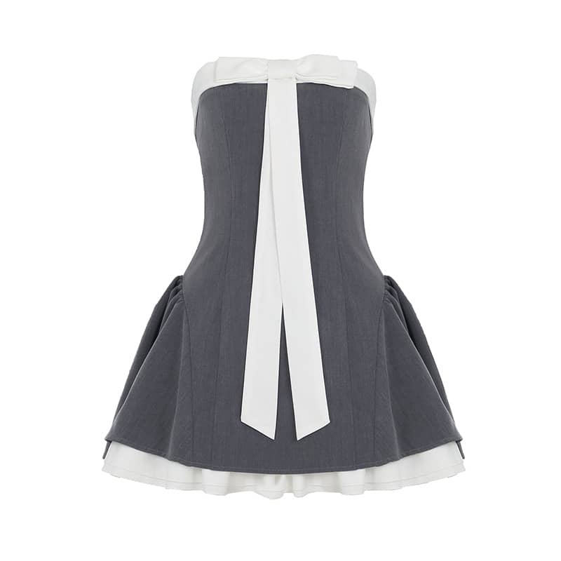 Bow Strapless Dress