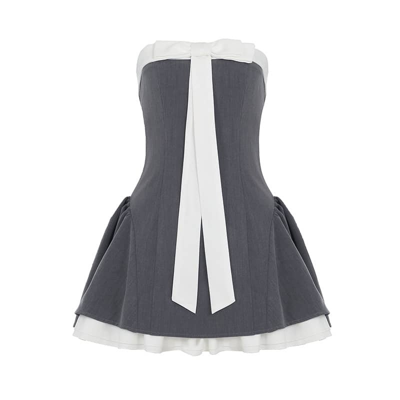 Bow Strapless Dress