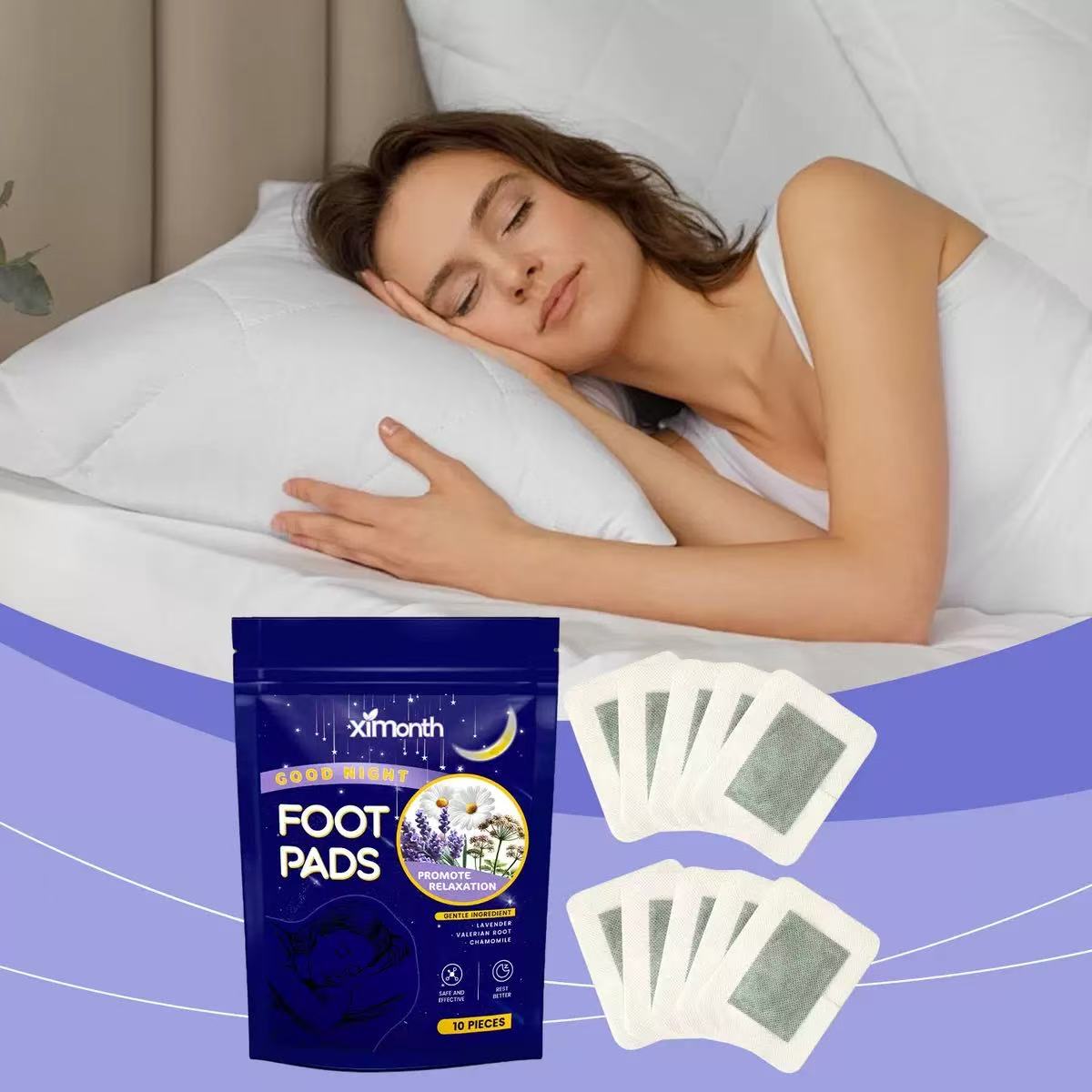 Good Night Sleep Detox Foot Pads With Magnesium Glycinate