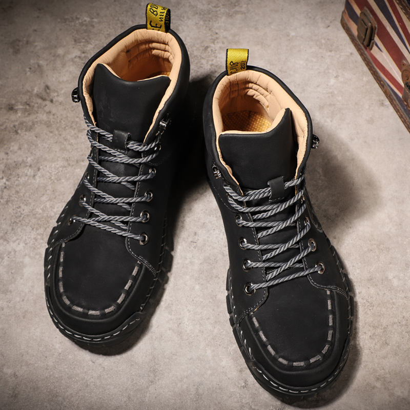 ⏳ 76% OFF Ends at Midnight! / Men's Orthopedic Safety Work Shoes - Protective Toe ; Ankle Protection ;  Waterproof ; Lightweight ;Shock Absorption ; Non-Slip ; Durable for 3 years