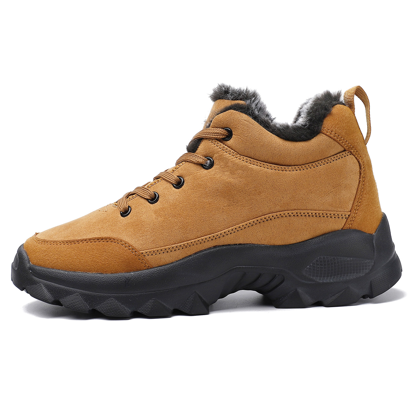 Men's Warm Fleece Snow Boots Waterproof Non-Slip Orthopedic Support Winter Boots (Medical Certification®️)