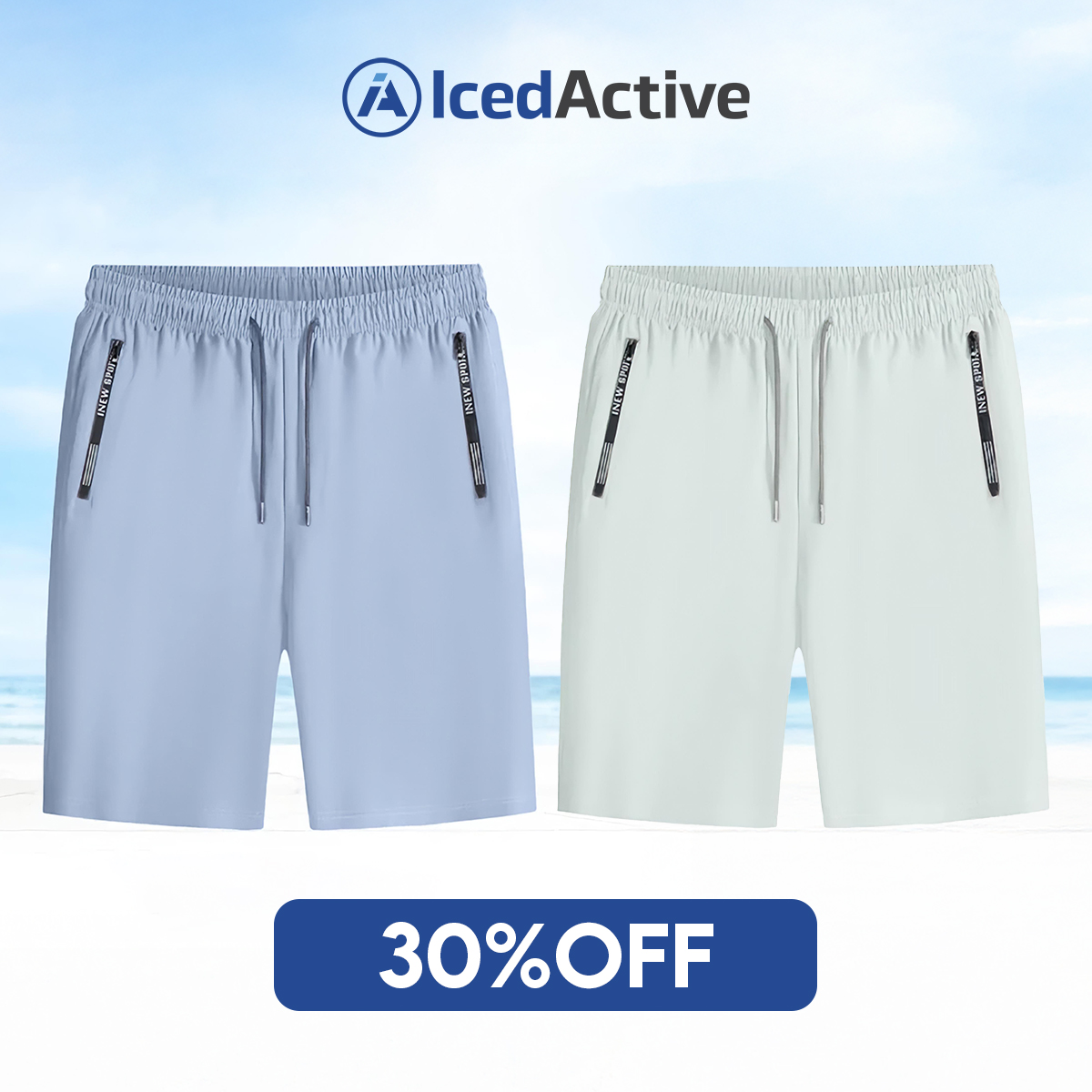 🔥Women's Ice Silk Quick Drying Stretch Shorts