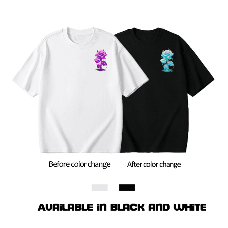 Temperature-sensitive Color-changing T-shirt