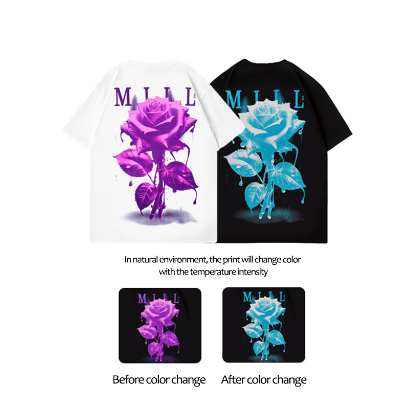 Temperature-sensitive Color-changing T-shirt