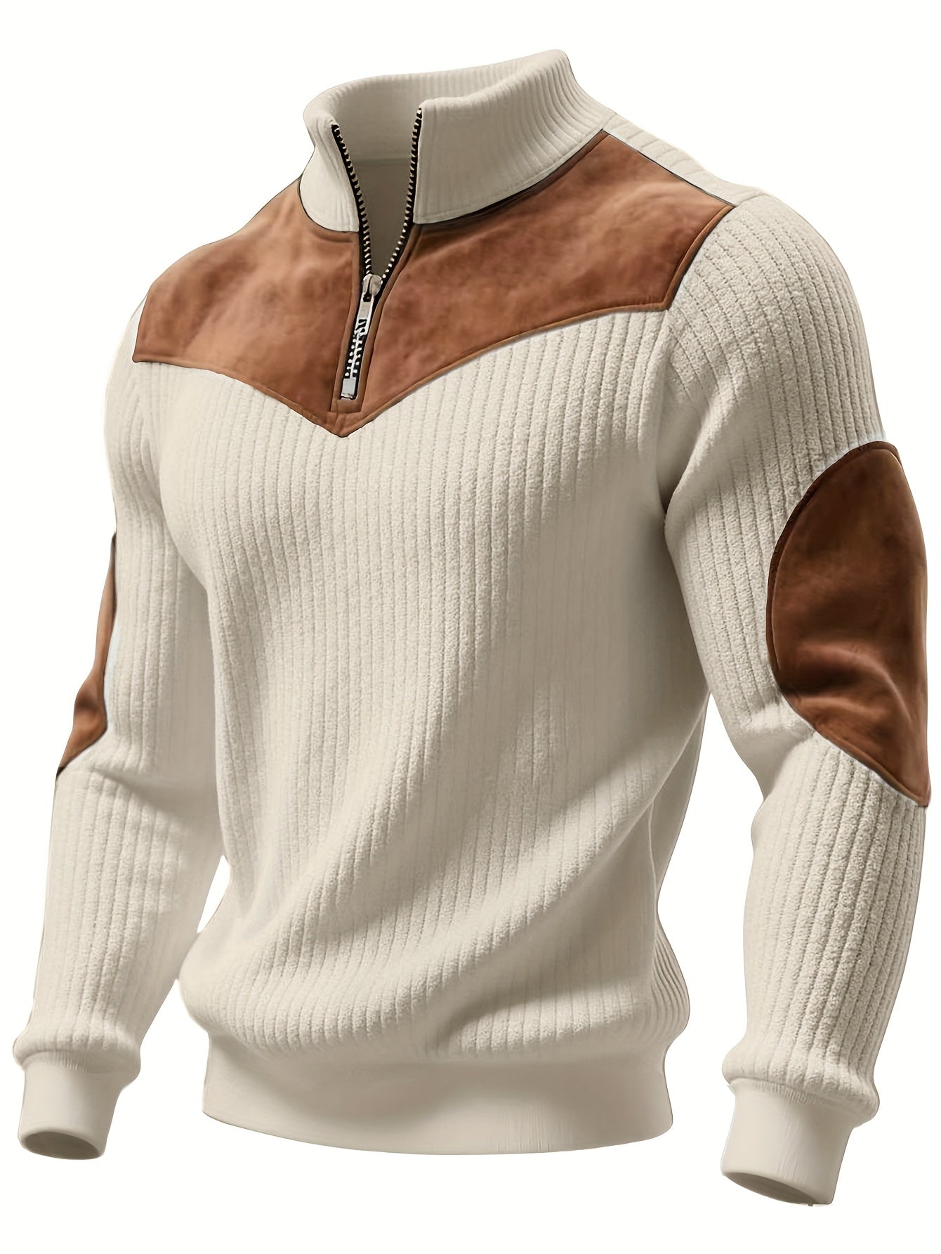 2025 Men's Best-Selling Casual Knit Half-Zip Sweater